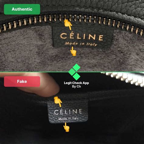 real celine bag vs fake|celine bag authenticity check.